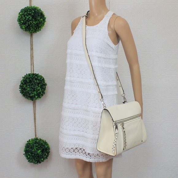 Rebecca Minkoff Jane Satchel Tote Antique White - Picture 8 of 8